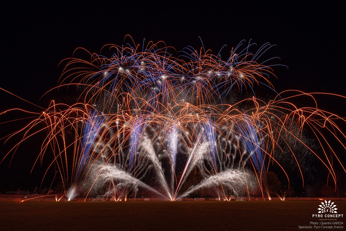 Agenda feu d'artifice 2025 par Pyro Concept
