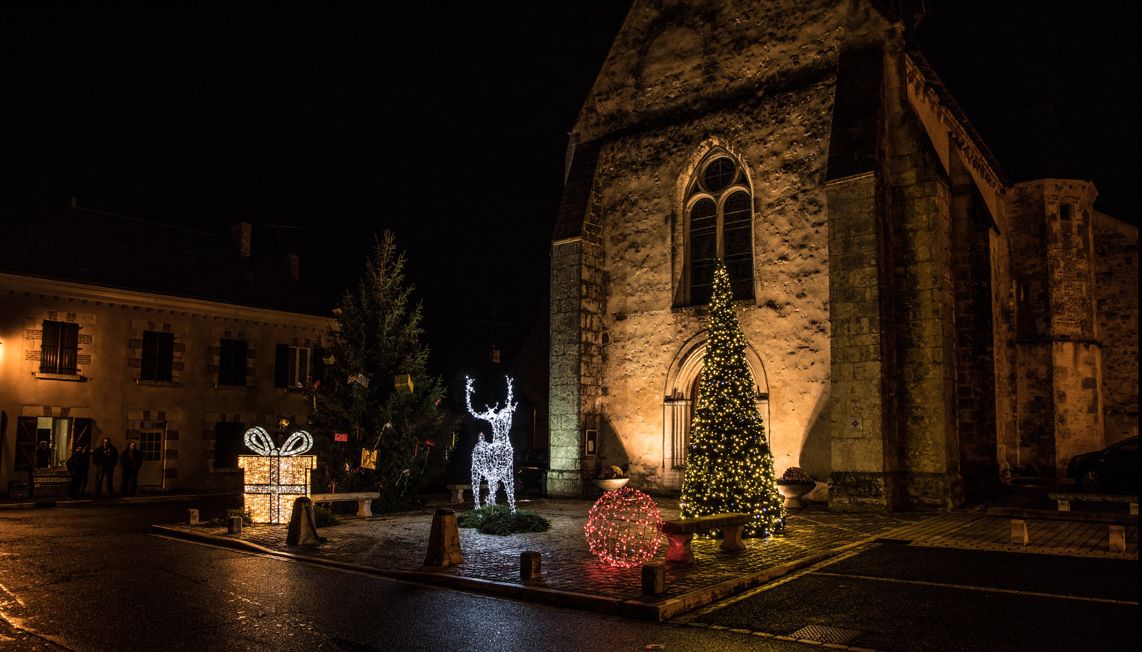 Illuminations de Noël de la commune de Vernou