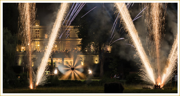 Feu d'artifice mariage